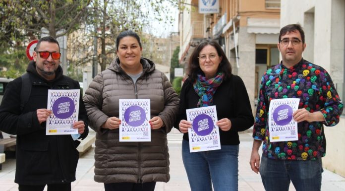 La hostelería de Binéfar se suma a la campaña del Punto Violeta contra la violencia machista