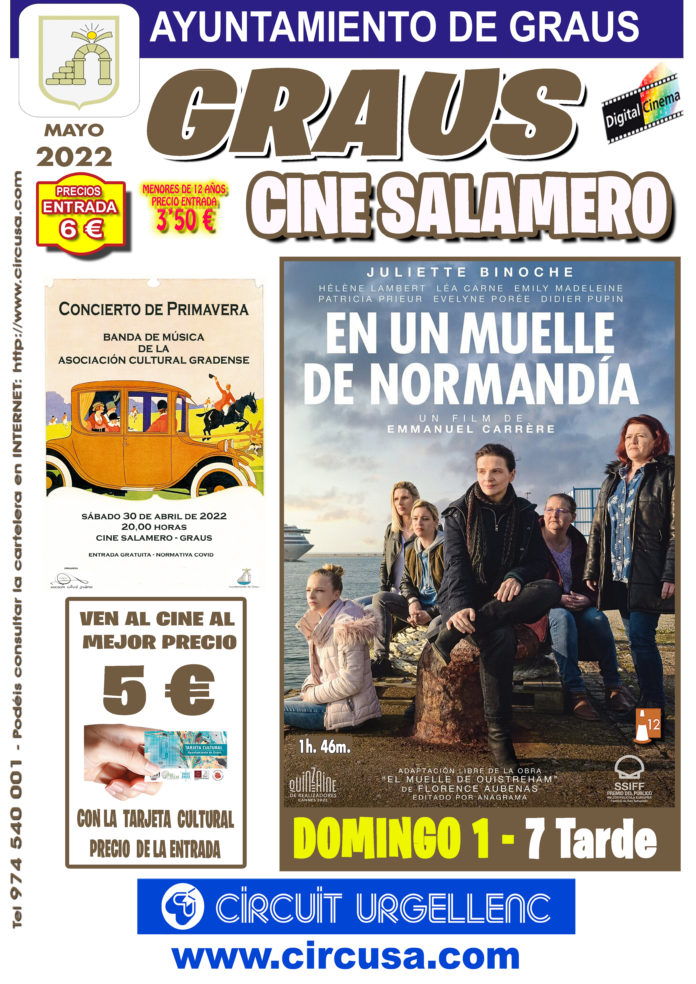 Actividad musical y cinematográfica en el Salamero de Graus este fin de semana