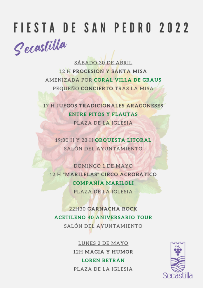 Secastilla. FIESTA DE SAN PEDRO 2022