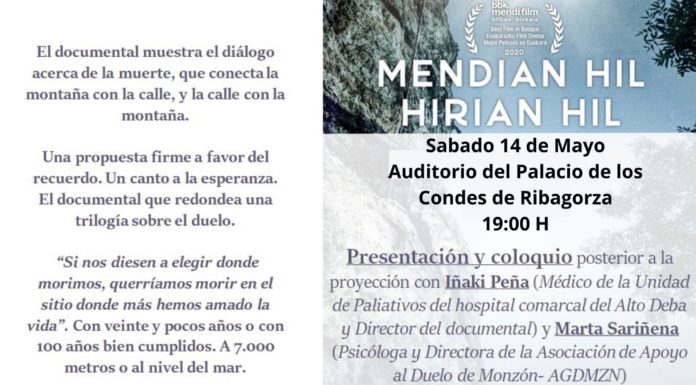 BENASQUE: Proyección de un documental