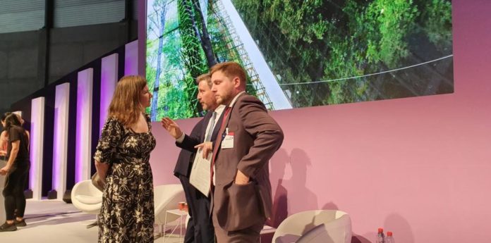 El consejero de Vertebración del Territorio, Movilidad y Vivienda, José Luis Soro, ha intervenido en la mesa sobre el desarrollo de la movilidad en zonas rurales dentro del Global Mobility Call que se celebra en Madrid esta semana