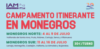 Abiertas las inscripciones para el nuevo campamento de verano itinerante de la Comarca de Los Monegros