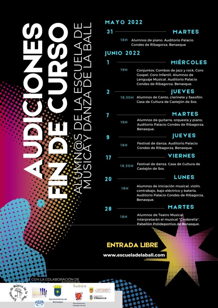Valle de Benasque. Audiciones de fin curso de la Escuela de Música de la Ball