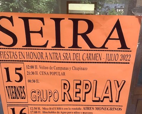 SEIRA: Fiestas en honor a Nuestra Señora del Carmen