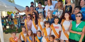 El Club Natación Sariñena celebra el XXIX Memorial Arantxa Grustan Bardají de forma solidaria a favor de la AECC Monegros.