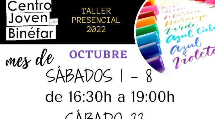 BINÉFAR: Taller de letras bonitas
