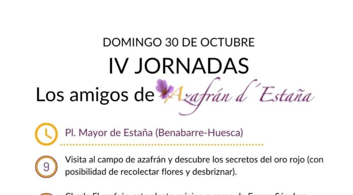 BENABARRE: IV Jornadas Amigos de Azafrán d’Estaña