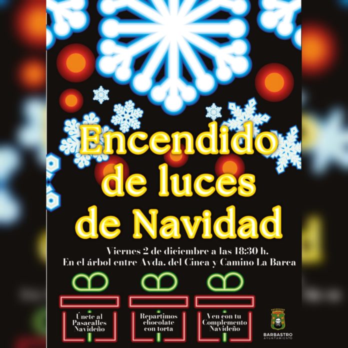 BARBASTRO: Encendido de luces de Navidad