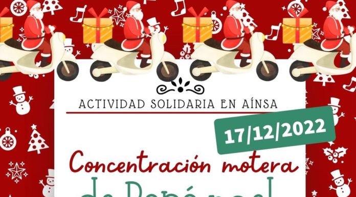 AÍNSA: Concentración motera de Papá Noel