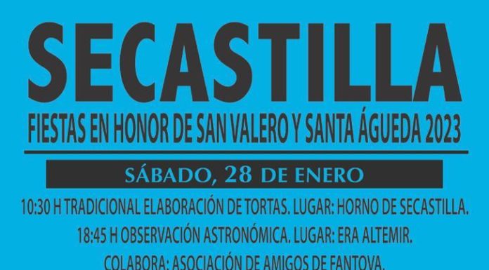 SECASTILLA: Fiestas en honor de San Valero y Santa Águeda