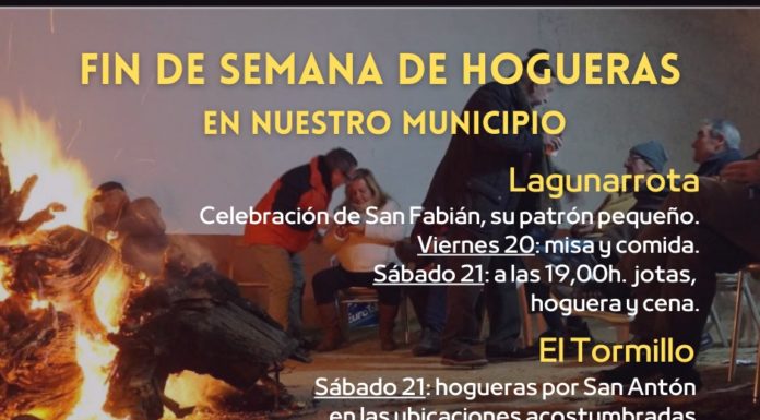 PERALTA DE ALCOFEA: Fin de semana de hogueras