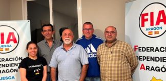 Carlos Alcoba, candidato a la Alcaldía de Binéfar, se presenta para la candidatura de Huesca a las Cortes de Aragón por la FIA