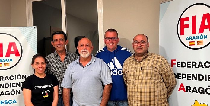 Carlos Alcoba, candidato a la Alcaldía de Binéfar, se presenta para la candidatura de Huesca a las Cortes de Aragón por la FIA