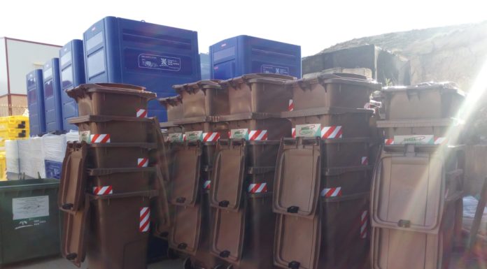 Recibidos los contenedores de la orgánica para los municipios del Bajo/Baix Cinca