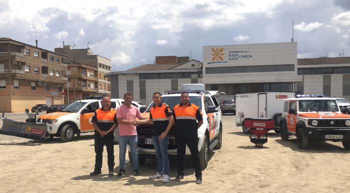 La Comarca del Bajo/Baix Cinca invierte cerca de 123.000€ en material para Protección Civil