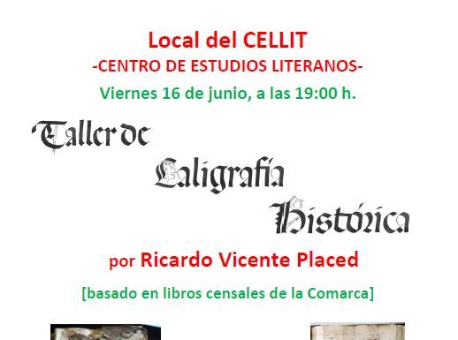 TAMARITE DE LITERA: Talleres de caligrafía