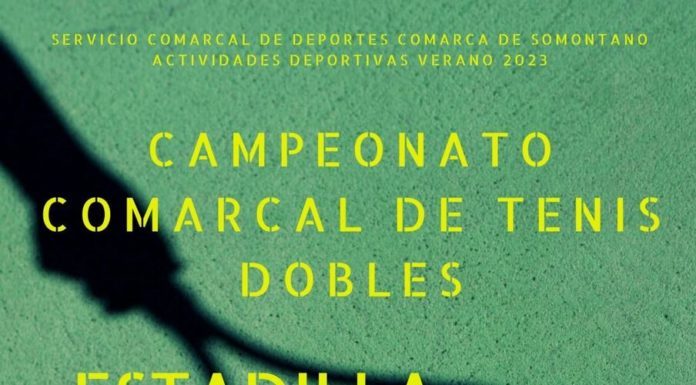SOMONTANO: Campeonato Comarcal de tenis dobles