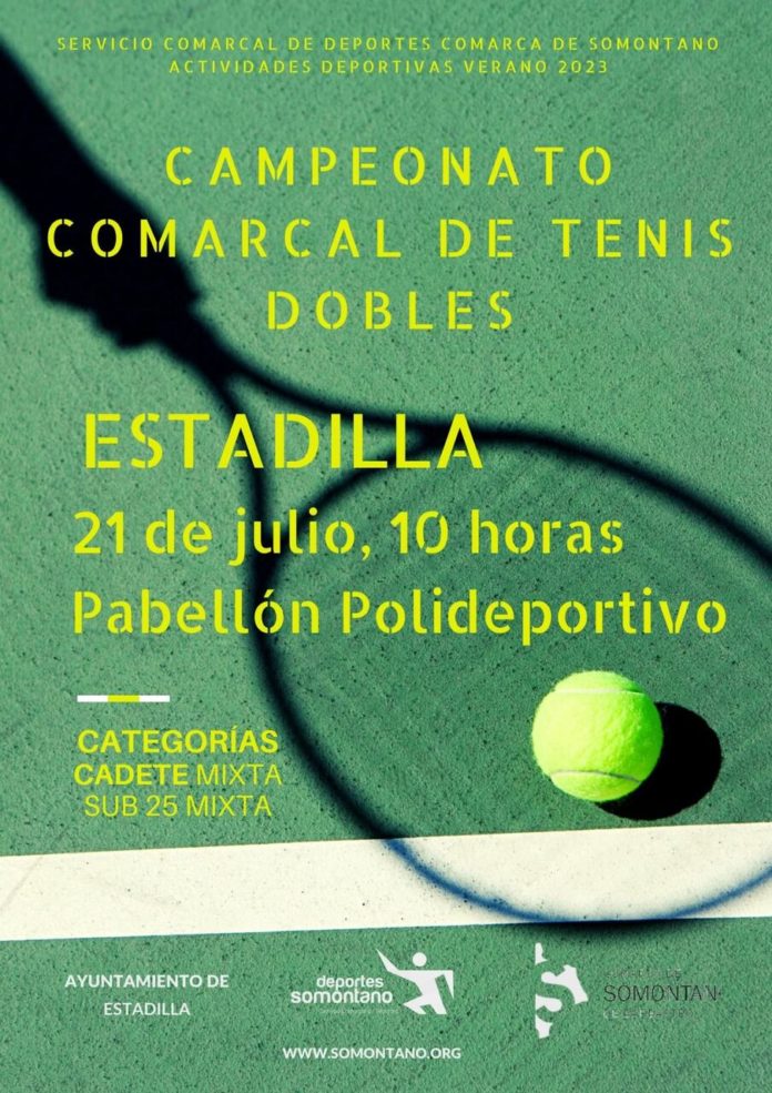 SOMONTANO: Campeonato Comarcal de tenis dobles