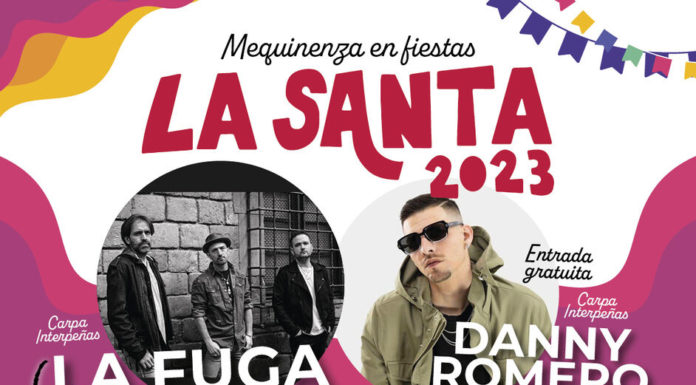 La Fuga, Danny Romero y Sofía Cristo cabezas de cartel de las Fiestas de “La Santa” de Mequinenza 2023