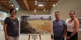 El premio de honor del XXXI Concurso de Pintura Rápida de Binéfar ha sido para el pintor Carlos Cardona