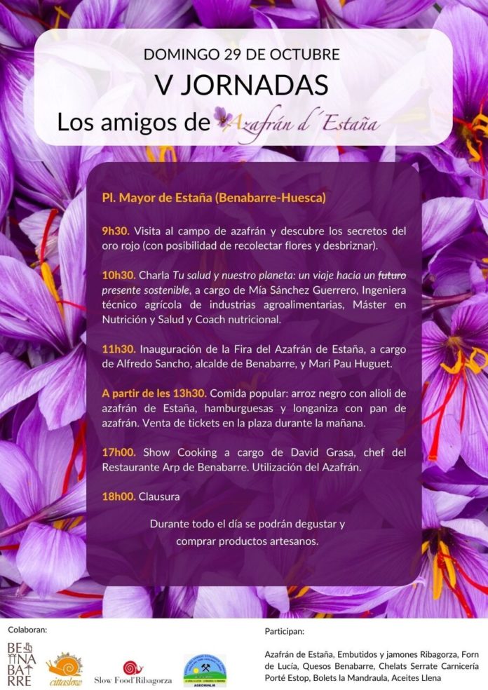 BENABARRE: V Jornada Amigos de Azafrán d'Estaña -Resize.com