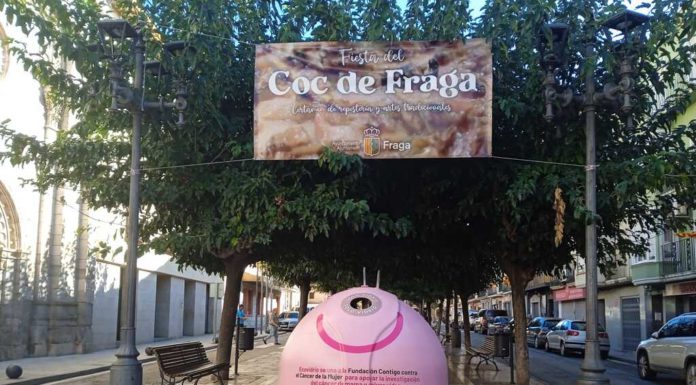 Campaña solidaria ‘Recicla Vidrio por ellas’ en Fraga