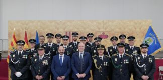 Aragón y Barbastro honran a los policías aragoneses