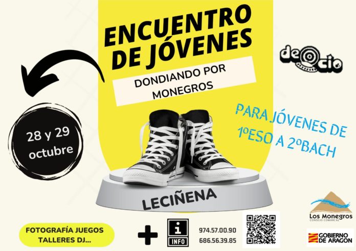 Leciñena acogerá el fin de semana 28 y 29 de octubre el primer encuentro comarcal juvenil de la temporada