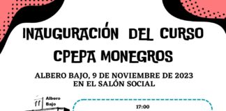 ALBERO BAJO: Inauguración del curso CPEPA Monegros