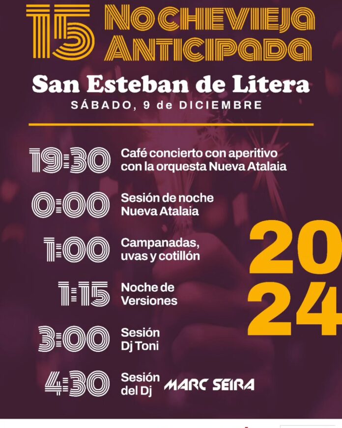 9DIC SEL Nochevieja anticipada