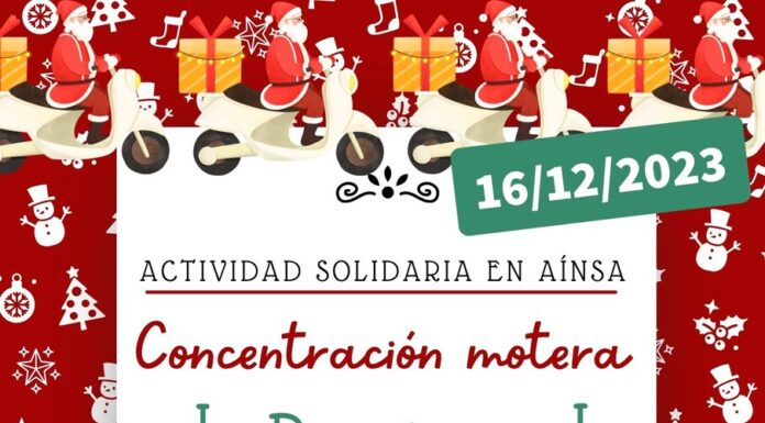 AÍNSA: Papá Noel motero