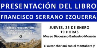 BARBASTRO: ‘Paseos fotográficos. Parque Nacional de Ordesa y Monte Perdido’ de Francisco Serrano
