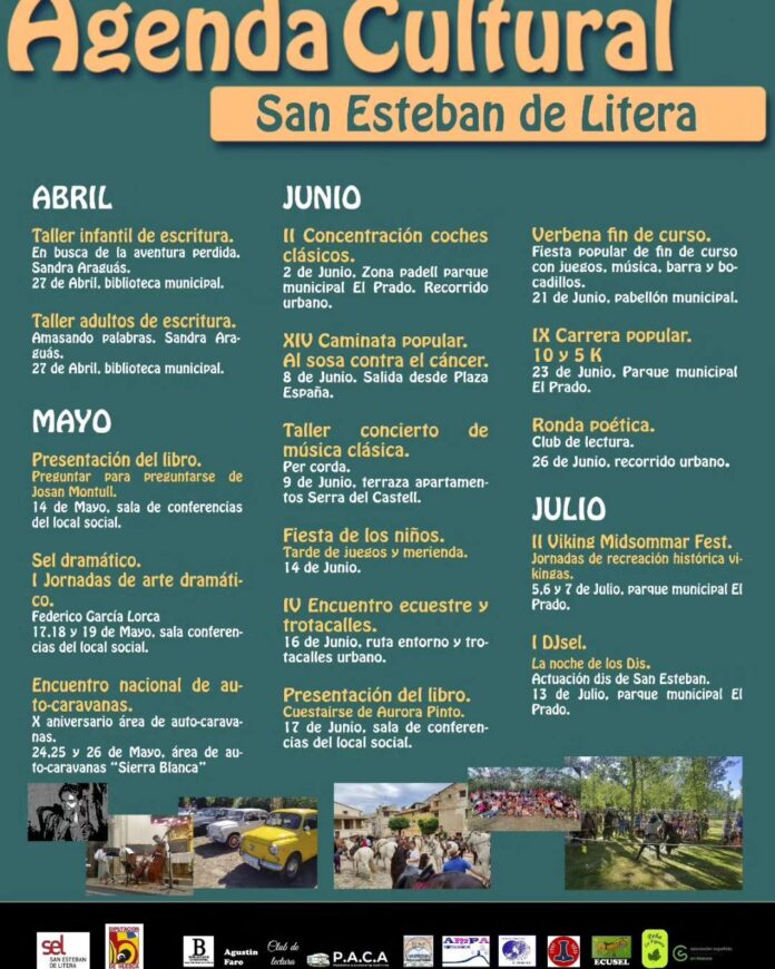 SAN ESTEBAN DE LITERA: Agenda cultural