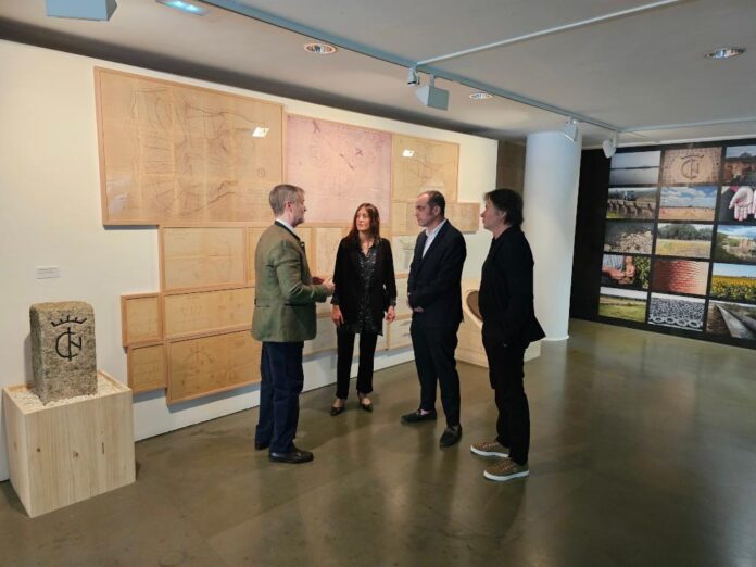 REDUCIDA Muñoz, Sampériz, Amado y Patiño en la presentación de la exposición