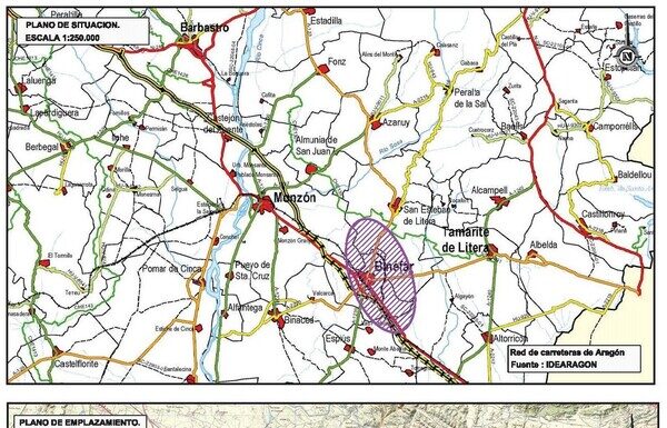 Carreteras convoca a los afectados por la variante Este de Binéfar para informar sobre las expropiaciones