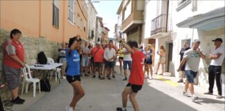Javier Castells y Marwa Elkhouyaali vencen en la Carrera Pedestre de Ballobar
