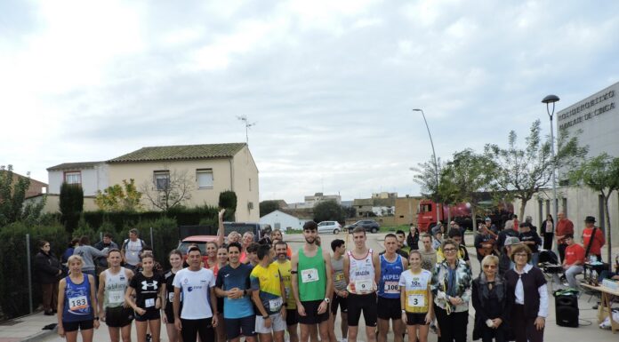 La carrera pedestre solidaria de Albalate de Cinca recauda 2.475,50 € para Valencia
