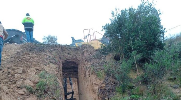 Finaliza la renovación de la tubería de abastecimiento de Fraga