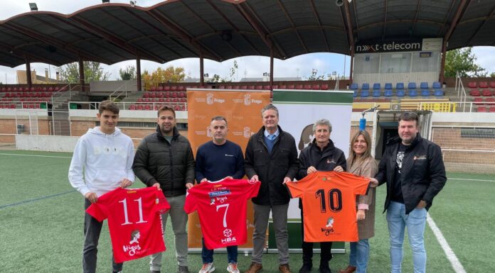 UD Fraga, Fraga B y Peña Fragatina lucirán la marca Higos de Fraga en sus equipaciones