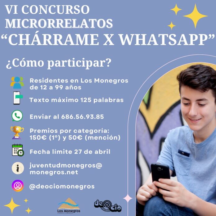 Concurso de microrrelatos “Chárrame por WhatsApp”