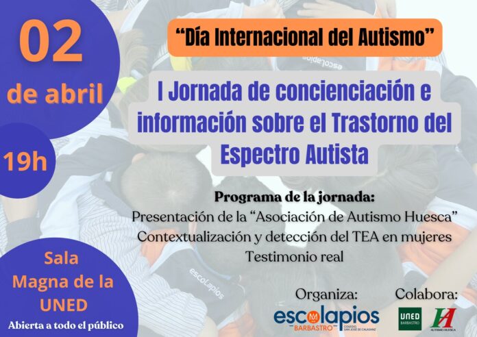 Cartel I Jornada de concienciación e información sobre el Trastorno del Espectro Autista_