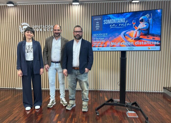 Clara Bosch, Fernando Torres y Albert Carbonell_Somontano en ruta Benasque