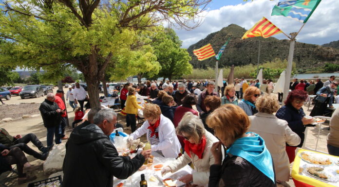 Todo listo en Mequinenza para celebrar “Sant Jordi al Poble Vell” 2025
