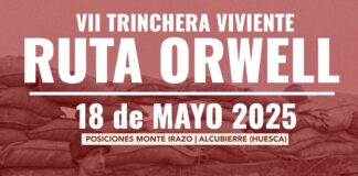 Abiertas las inscripciones para la VII Trinchera viviente de la Ruta Orwell que tendrá lugar el domingo 18 de mayo