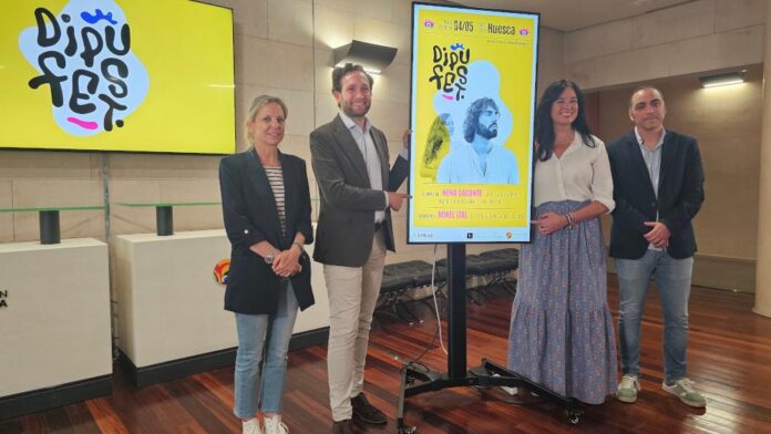 REDUCIDA Mur, Claver, Orduna y Sampériz en la presentación de la programación del Dipufest
