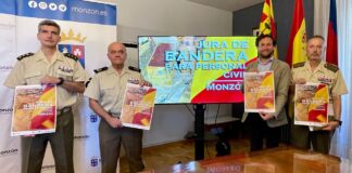 Monzón celebrará por primera vez una Jura de Bandera para personal civil