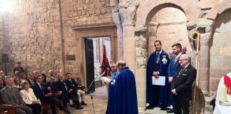El director general de Cultura participa en la visita del Santo Cáliz al Monasterio de San Juan de la Peña