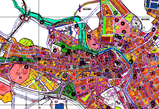 Sección del Plan General de Ordenación Urbana de Barbastro
