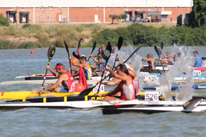 Campeonato de España Máster de Piragüismo celebrado en Mequinenza