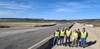 La Comarca de Los Monegros y los ayuntamientos afectados por las obras de la A-230 exigen medidas urgentes de seguridad ante el estado de la carretera